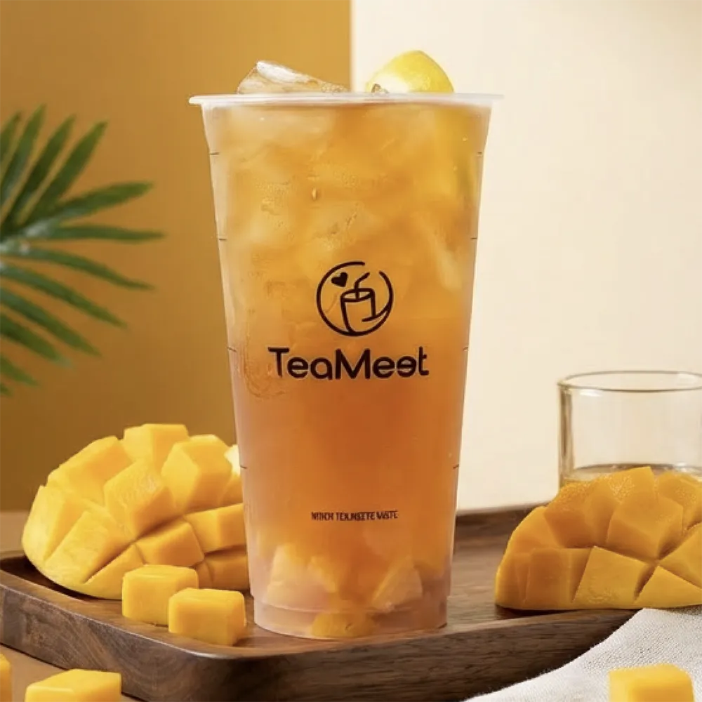 Mango Fruitea at TeaMeet, Bubble Tea Shop in Granite Bay